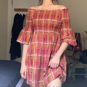 zara strapless short babydoll summer dress 🔥